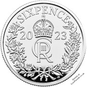 2023 Silver Sixpence - Charles III